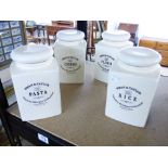 4 CERAMIC KITCHEN CONTAINERS