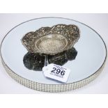 SILVER DISH MARKED 800. 53.93 GRAMS