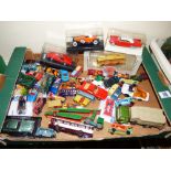 QUANTITY OF TOY & MODEL CARS INCLUDING CORGI & SOLIDO