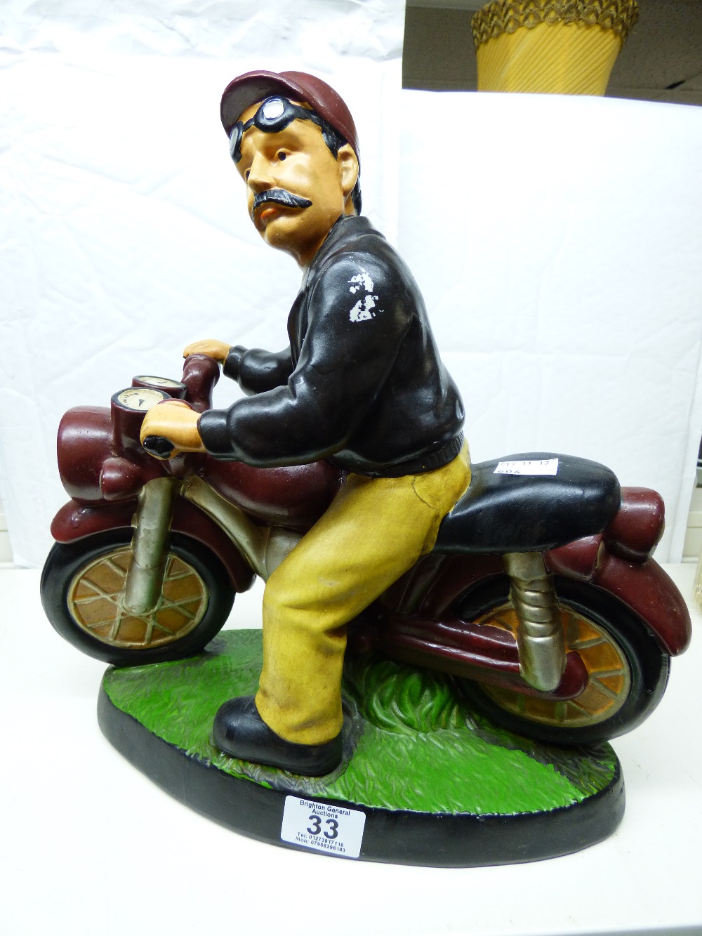 FIGURE OF A MOTOR CYCLIST