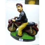 FIGURE OF A MOTOR CYCLIST