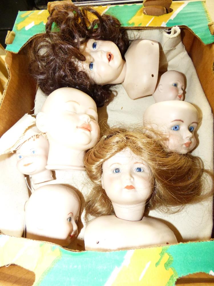 2 BOXES OF DOLLS & DOLL MAKING ITEMS - Image 4 of 5