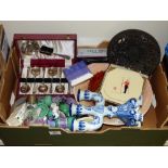 MIXED LOT INCLUDING BOXED CUTLERY & CHINA