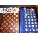 USA. 415 Presidential dollars and 37 State quarters most in sealed US Mint packets of 12 plus 12