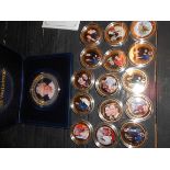 Cook Islands x 16. 15 x $1 coins all of William and Kate and all silver plated copper 2010 - 2013