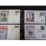 QE2 40th Anniv of Coronation Westminster ltd edition album 90 Commonwealth FDCs