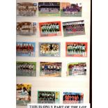 1986 football World Cup stamps in SB, 215 stamps/min sheets 95% unmnt