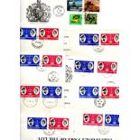 Royal Visit to West Indies 1966 x 27 FDC incl duplicates,