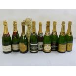 Ten 75cl bottles of Champagne to include Moet and Chandon, Bollinger and Lanson