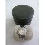 Tag Heuer stainless steel ladies wristwatch in leather case