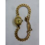 A Mappin 9ct gold ladies wristwatch, approx total weight 11.6g