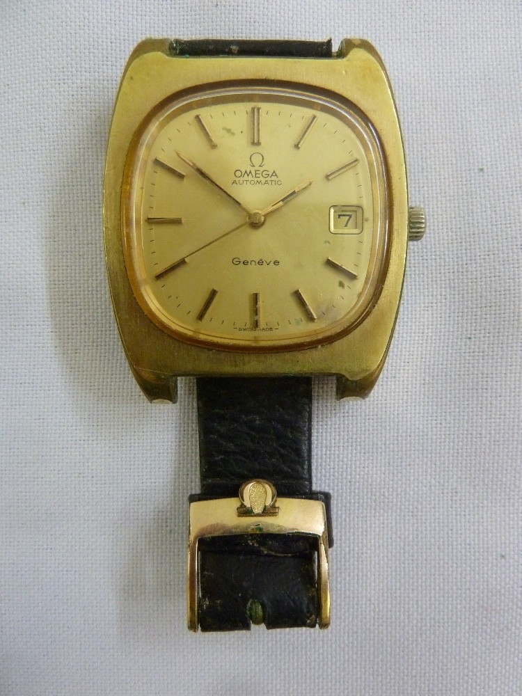 An Omega Geneve gentlemans wristwatch, A/F