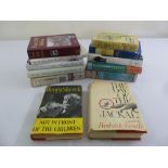 A quantity of hardbound novels and autobiographies to include some first editions (12)