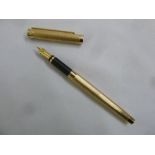 Mont Blanc fountain pen with an18ct gold nib