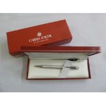 Caran d 'Ache of Switzerland ballpoint pen in original fitted case and presentation packaging