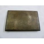 Silver engine turned cigarette case of customary form