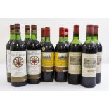 A quantity of claret to include Chateau Duhart-Milon-Rothschild 1971 Pauiliac Grand Cru Classe,