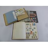 Three albums of GB and foreign stamps