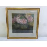 Leon Wyczolkowski 1852-1936, a framed and glazed pastel of flowers, signed bottom left, 42 x 44cm