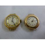 Two 18ct gold wristwatches, approx total weight 29.7 g