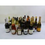 A quantity of alcohol to include wine, champagne and rum (27)