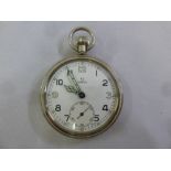 An Omega WWII military pocket watch