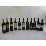 A quantity of red wine to include Chateau Bonnet Bordeaux 2000, Chateauneuf du Pape 2002, Les