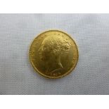 Victorian 1850 sovereign