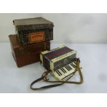Ludwig the Antoria accordion in fitted carrying case