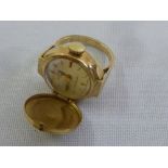 Rotary 9ct gold watch ring, approx total weight 7.8g