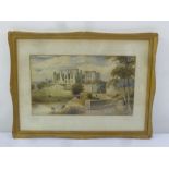 William M. Hough framed and glazed watercolour of Kenilworth House, signed bottom right, 21.5x 37cm