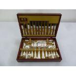 Arthur Price silver plated Kings pattern canteen of flatware for eight place settings