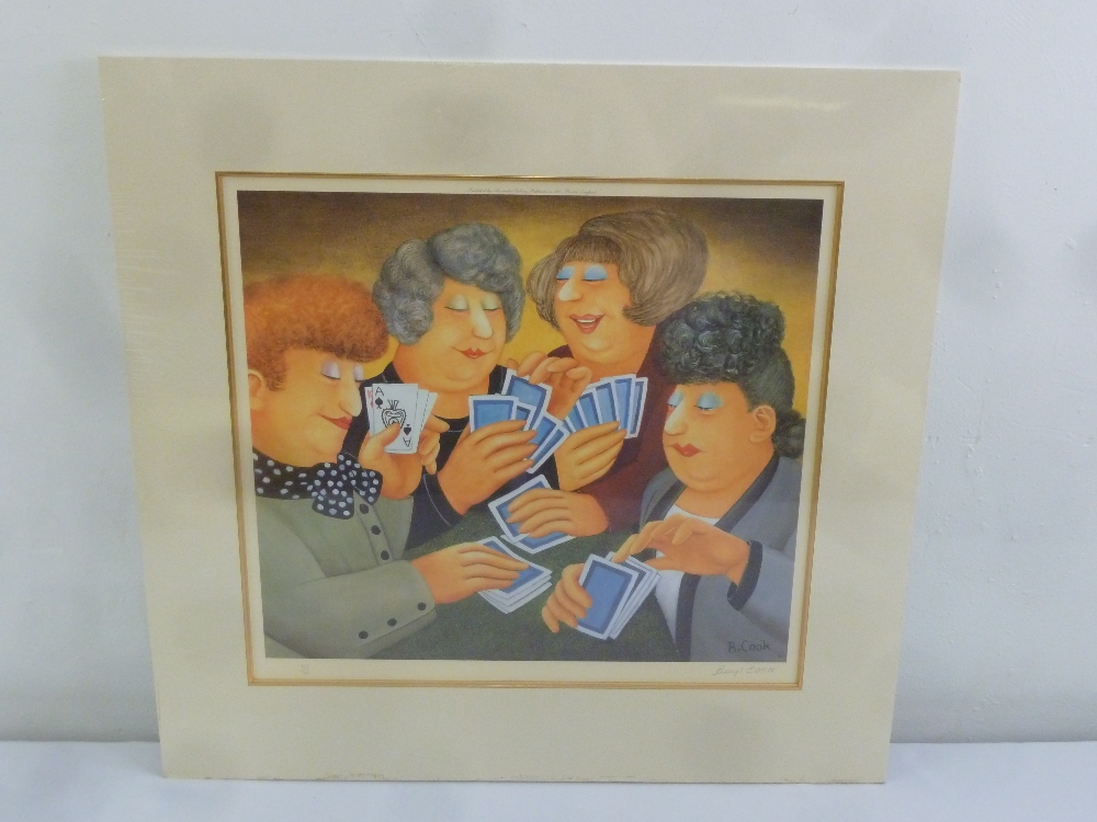 Beryl Cook limited edition six colour offset lithographic print 563/650, titled A Full House, 43.5 x