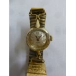 9ct yellow gold Rotary ladies wristwatch