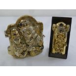 Frank Meisler gilded white metal limited edition 110/480 Judaica box and a Frank Meisler gilded