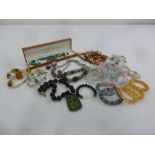 A quantity of costume jewellery to include pieces by Catherine Provost, Hamilton and Inches and