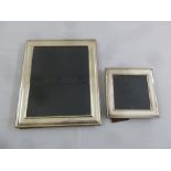 Two hallmarked silver photograph frames