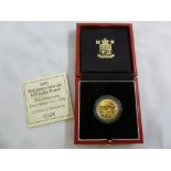 A 1991 Solomon Islands $25 gold proof 50th Anniversary of Pearl Harbour 1941-1991 no. 0168 to