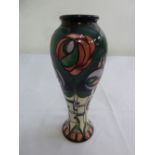 Moorcroft baluster vase attributed to Charles Rennie Mackintosh, signed to the base, 27cm(h)