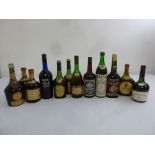 A quantity of Alcohol to include cognac, armagnac, sherry and liqueur (12)