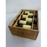 A case of twelve 75cl bottles Chateau Lynch-Moussas Pauillac vintage 1976