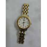 Longines stainless steel and gold ladies wristwatch