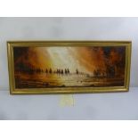 Christopher Berry-Dee framed oil and resin on canvas of a Military scene, signed bottom right to