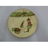 Royal Doulton Crombie Golf plate D3395