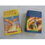 J.K. Rowling Harry Potter and the Order of the Phoenix and Harry Potter and the Half-Blood Prince