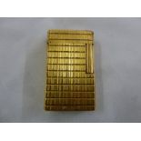 S.T. Dupont gold plated cigarette lighter