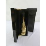 Armand de Brignac Reims France champagne in original fitted wooden case and cloth carrying case