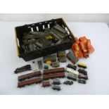 A quantity of OO gauge model railways engines, rolling stock, track and accessories