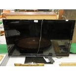 Panasonic flat screen TV with remote