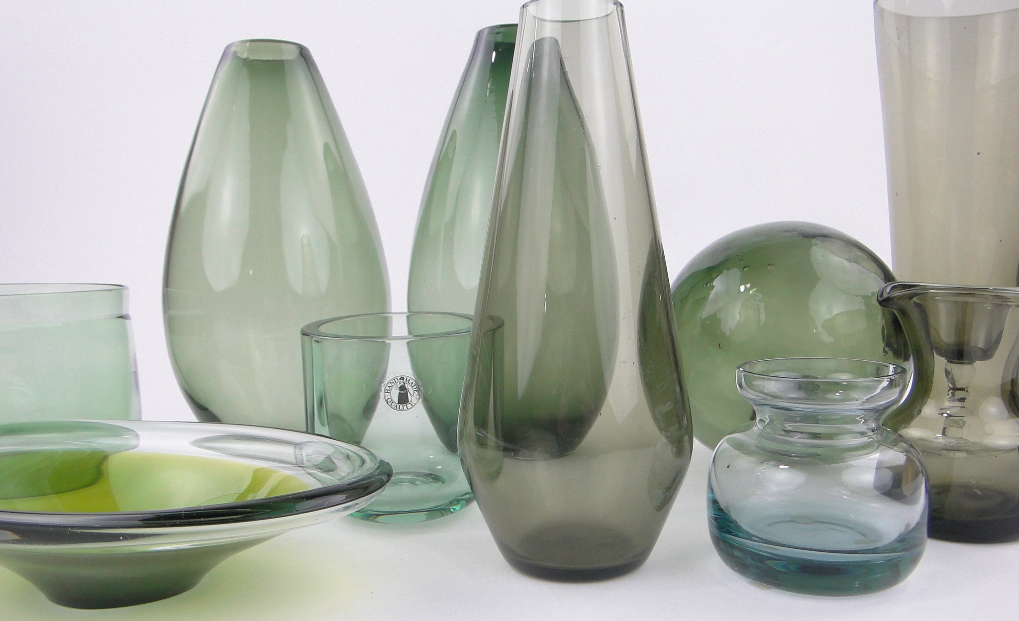 A Collection of coloured Studio Glass, including Scandinavian and Whitefriars, (11). - Image 3 of 3